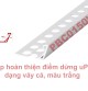 Nẹp hoàn thiện điểm dừng uPVC