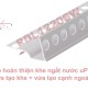 Nẹp hoàn thiện khe ngắt nước uPVC