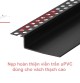 Nẹp hoàn thiện viền trần uPVC
