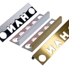 Nẹp trang trí điểm phân cách thép không rỉ (inox 304) dạng chữ L