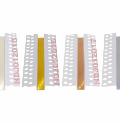 Nẹp trang trí ron âm uPVC phủ Nano cho vữa hoàn thiện SkimCoat