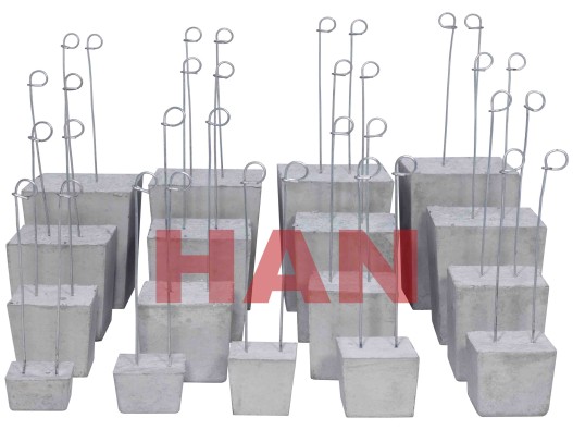 Fiber Concrete Spacer with Tie Wire