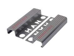 Stailess steel Square edge stair Nosing bead - Open, hair-line finished